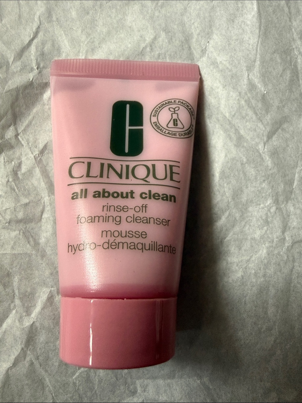 NWOT Clinique All About Clean Rinse-Off Foaming Cleanser Mini Travel Size.